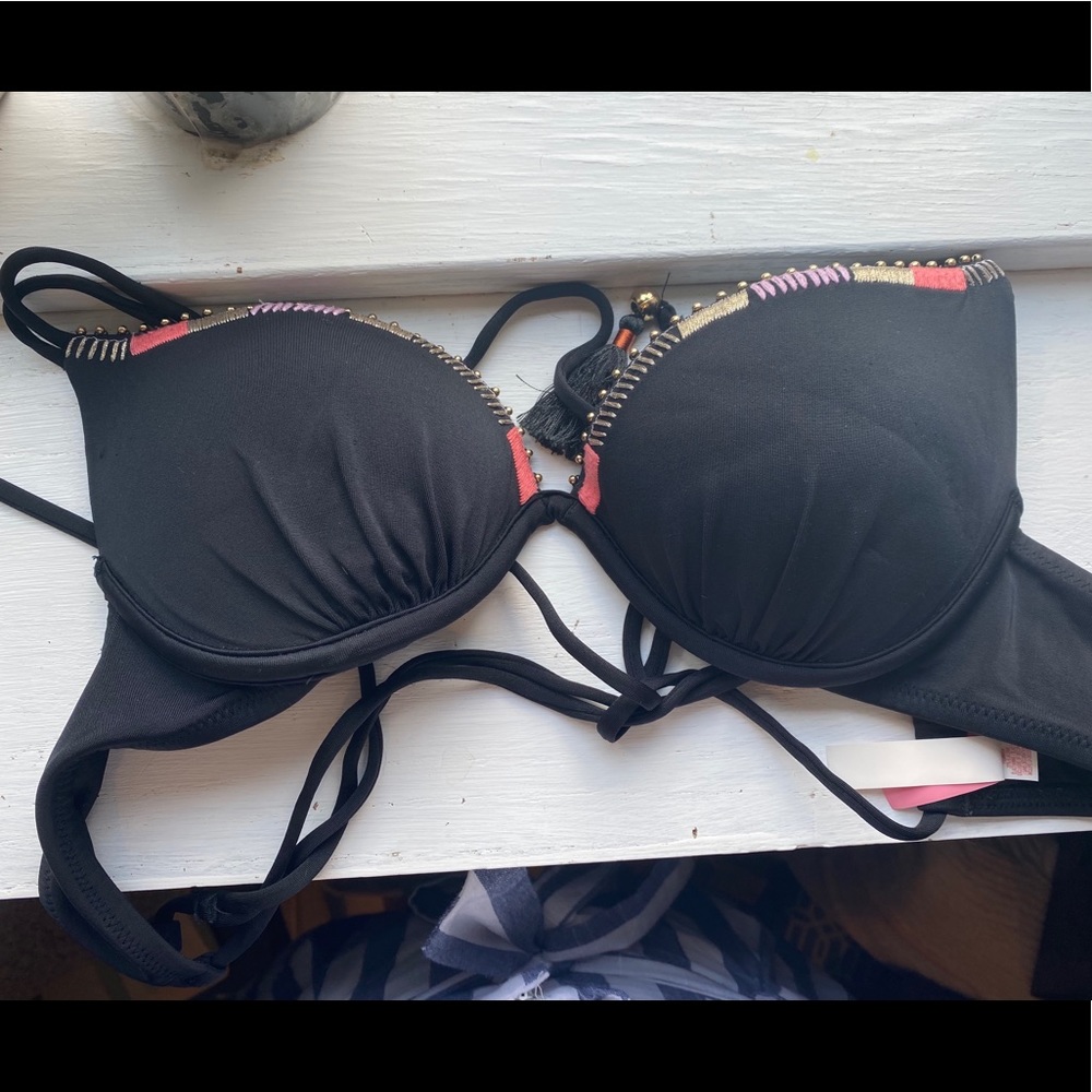 Victoria’s Secret Swimsuit top; The Gorgeous